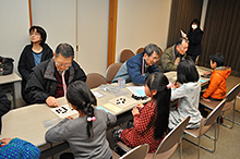 子ども囲碁教室の様子