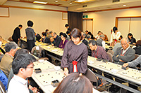 第3回囲碁まつり百面打ちの様子