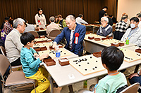 親子囲碁教室の様子