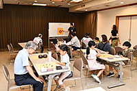 親子囲碁教室の様子